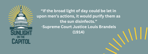 Sunlight on the (Kansas) Capitol