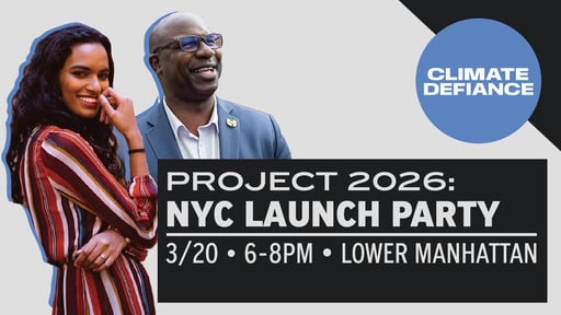 Project 2026 NYC Launch Dinner w Jamaal Bowman & Abby Govindan (show to follow!)
