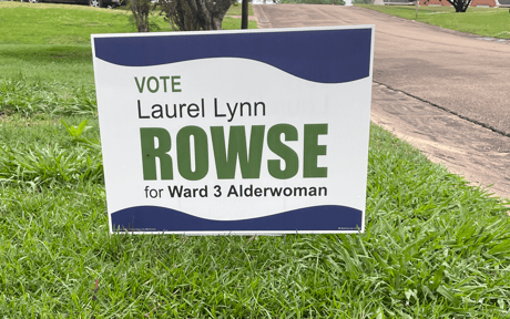 Yard Sign Rowse for Alderwoman - Pick up