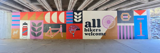 Legal Defense for All Bikers Welcome Mural