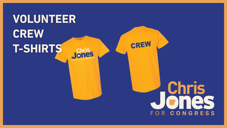 Reserve a Volunteer Crew T-Shirt