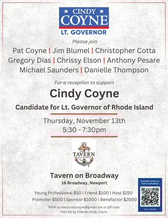 November 13 Event at Tavern on Broadway